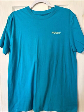 Hooey Zenith Tee Men's Graphic T-Shirt Blue Medium